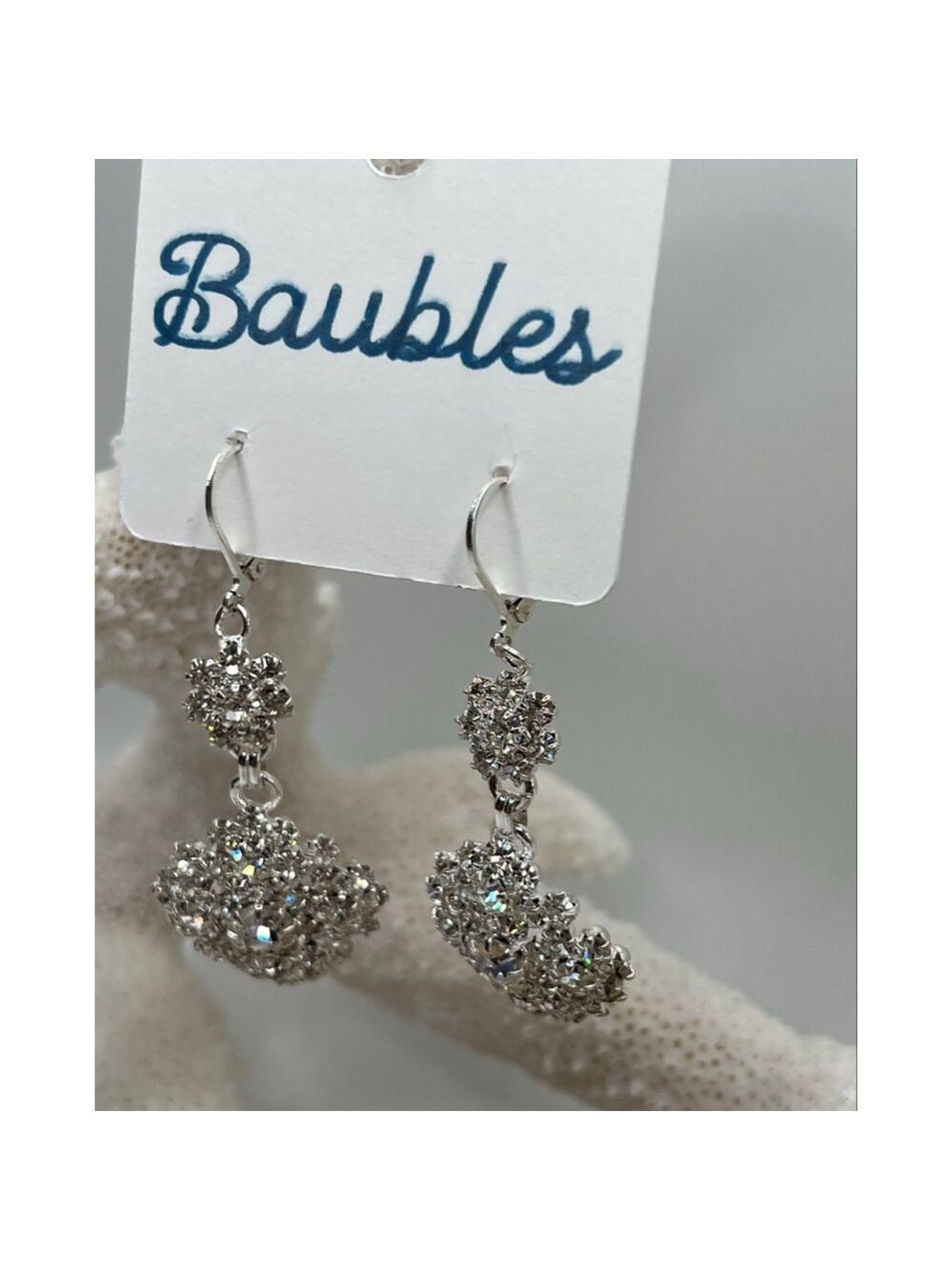 Baubles Chandelier Silver Earrings